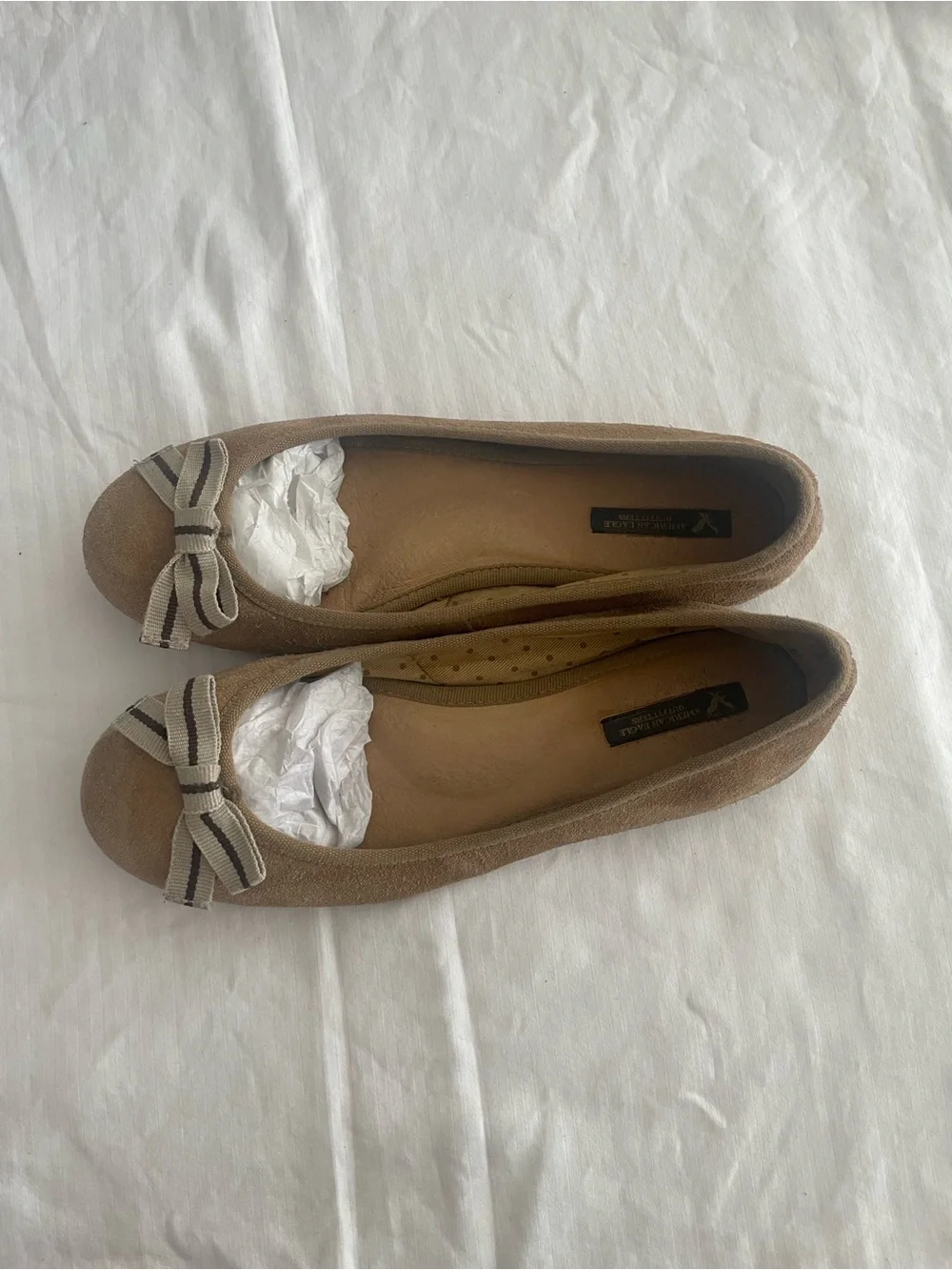 American Eagle Outfitters suede ballet